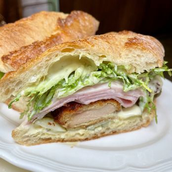 La Bonne Vache - Baguette Chicken Cordon Bleu Sandwich - French Near Me - Washington, DC, District of Columbia La Bonne Vache - Baguette Chicken Cordon Bleu Sandwich - French Near Me - Washington, DC, District of Columbia