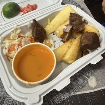 El Arado Restaurant - Yuca con Chicarron - Salvadoran Near Me - Lancaster, California