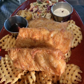 Hard Count Kitchen & Cocktails - "Whitestone Brewery" Fish and Chips - Cocktail Bars Near Me - Georgetown, Texas Hard Count Kitchen & Cocktails - "Whitestone Brewery" Fish and Chips - Cocktail Bars Near Me - Georgetown, Texas