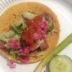 Zapata Mexican Grill - machete taco; steak!