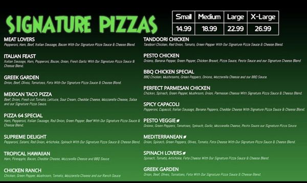 Menu photo 5 Pizza 64 Fresno, CA Menu photo 5 Pizza 64 Fresno, CA