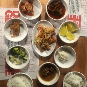Dae Gee Korean Bbq - All of the sides! - Korean Near Me - Fort Collins, Colorado