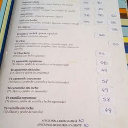 Cafferia - Menu agosto 2017