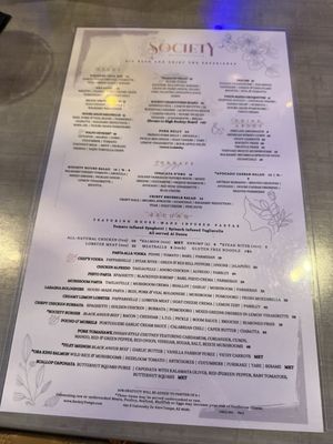 Menu photo 5 Society Tempe, AZ Menu photo 5 Society Tempe, AZ