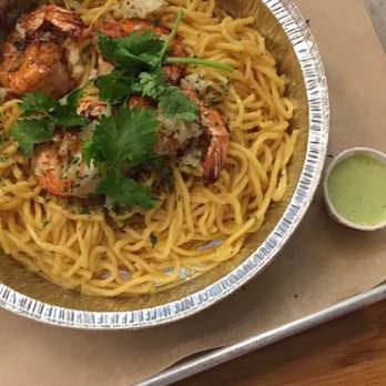 Nguyen's Kitchen - Garlic noodles with tiger shrimp (4 pieces) - Vietnamese Near Me - Orange, California Nguyen's Kitchen - Garlic noodles with tiger shrimp (4 pieces) - Vietnamese Near Me - Orange, California