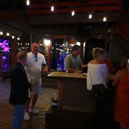 Outside bar area.