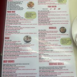 Thai Star - Menu as of May 2024