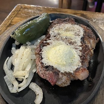 Hard Eight BBQ - 8 oz ribeye for my son in law - Delicious - Barbeque Near Me - The Colony, Texas Hard Eight BBQ - 8 oz ribeye for my son in law - Delicious - Barbeque Near Me - The Colony, Texas