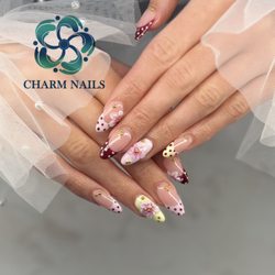 Charm Nails - Gel X Set & Nails Art by Savina