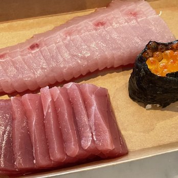 get sashimi - Kingfish, yellowtail and nigiri ikura roe - Sushi Bars Near Me - Bondi Beach, NSW get sashimi - Kingfish, yellowtail and nigiri ikura roe - Sushi Bars Near Me - Bondi Beach, NSW