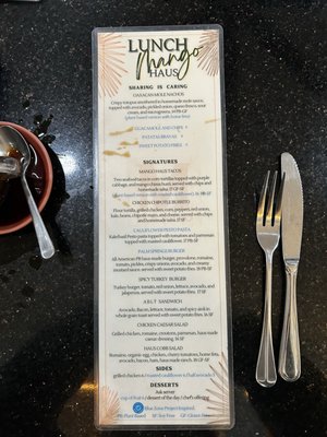 Menu photo 2 Mango Haus Bakersfield, CA