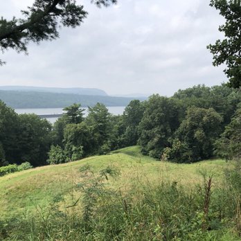 Vanderbilt Mansion - Grounds looking toward Hudson River - Landmarks & Historical Buildings Near Me - Hyde Park, New York