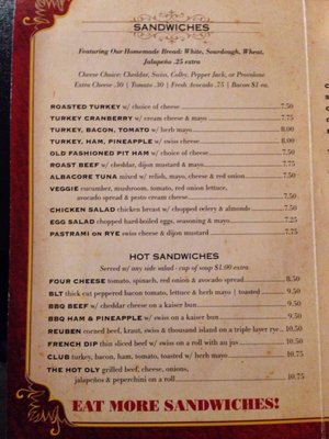 Menu photo 6 5th On 4th Sandwiches Olympia, WA Menu photo 6 5th On 4th Sandwiches Olympia, WA