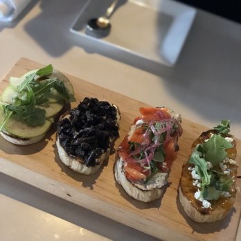Sonder - (Sweet, Duxelle, Smoked, Seasonal) bruschetta board - Salad Near Me - Bakersfield, California Sonder - (Sweet, Duxelle, Smoked, Seasonal) bruschetta board - Salad Near Me - Bakersfield, California