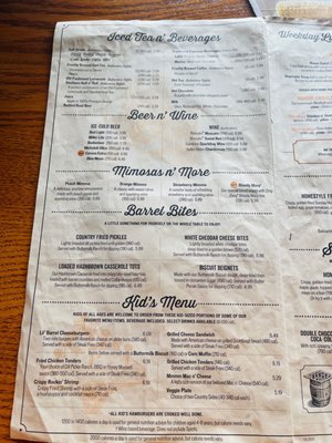 Menu photo 6 Cracker Barrel Old Country Store Roanoke Rapids, NC Menu photo 6 Cracker Barrel Old Country Store Roanoke Rapids, NC