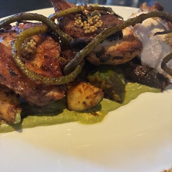 Hearth and Hill - Chicken something ... the green sauce had some heat - New American Near Me - Salt Lake City, Utah Hearth and Hill - Chicken something ... the green sauce had some heat - New American Near Me - Salt Lake City, Utah
