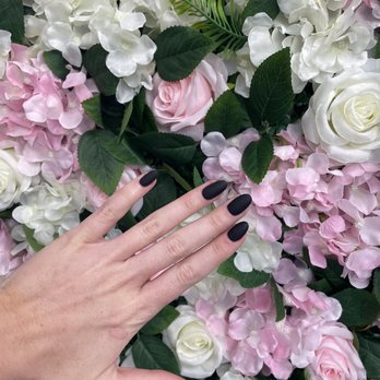 Bloom Nail Arts & Spa - Matte black acrylic - Nail Salons Near Me - Orange, California Bloom Nail Arts & Spa - Matte black acrylic - Nail Salons Near Me - Orange, California