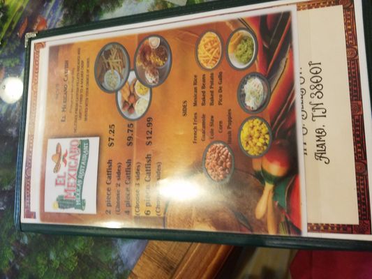 Menu photo 5 El Mexicano Alamo, TN