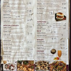 Desi Chaat House - Updated menu