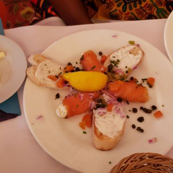 Meson Sabika - Salmon filled with cream cheese and dill - Tapas Bars Near Me - Naperville, Illinois Meson Sabika - Salmon filled with cream cheese and dill - Tapas Bars Near Me - Naperville, Illinois
