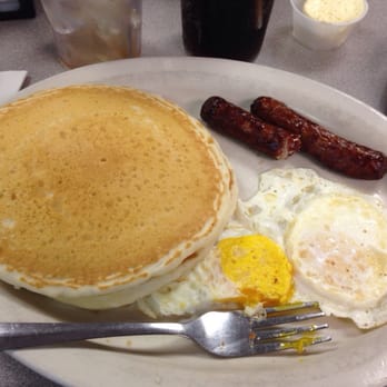 Granny's Kitchen - Two eggs, links, and cakes! - New American Near Me - Galion, Ohio
