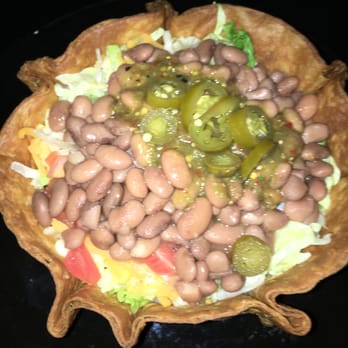 Burrito Express - The carne asada taco salad is under $6 and tastes amazing with jalapeños and  the green mild sauce they have - Mexican Near Me - Milpitas, California