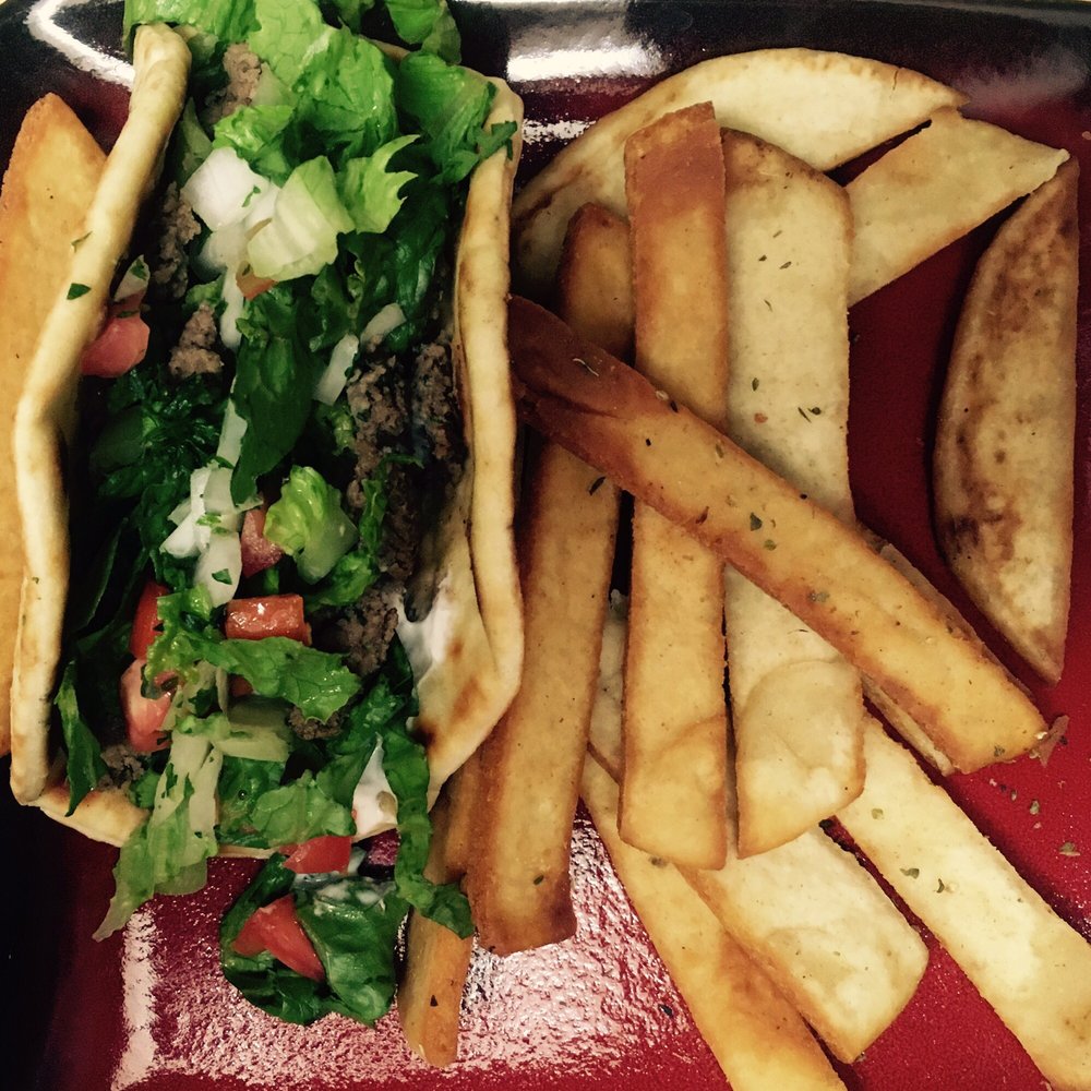 Pitaria Express - Kofta pita with pita fries - Greek Near Me - Tallahassee, Florida Pitaria Express - Kofta pita with pita fries - Greek Near Me - Tallahassee, Florida