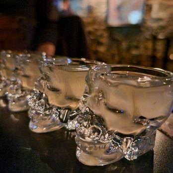 Le 4e Mur - a row of shot glasses - Speakeasies Near Me - Montreal, Quebec Le 4e Mur - a row of shot glasses - Speakeasies Near Me - Montreal, Quebec