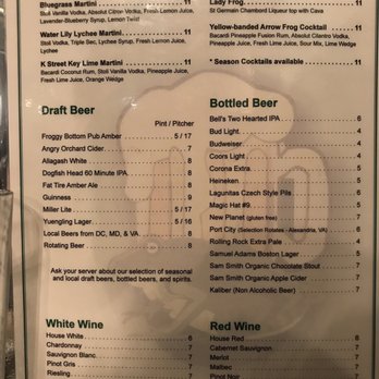 Froggy Bottom Pub - Vietnamese Near Me - Washington, DC, District of Columbia