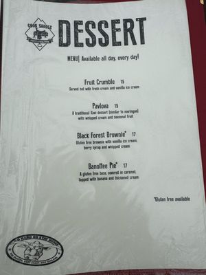 Menu photo 6 Cook Saddle Cafe & Saloon Fox Glacier, WTC