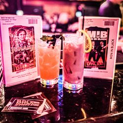Parq Nightclub - Welcome drink options for Back to the Video Store pop up. Ig mel_foodie_ventures
