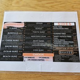 Menu Menu