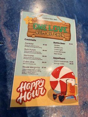 Menu photo 1 One Love Rum Kitchen Grand Lake, CO Menu photo 1 One Love Rum Kitchen Grand Lake, CO