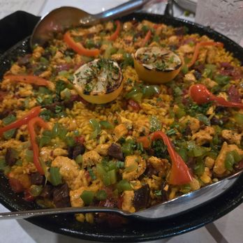 Valencia - Pollo and Chorizo Paella - Tapas/Small Plates Near Me - Covington, Louisiana