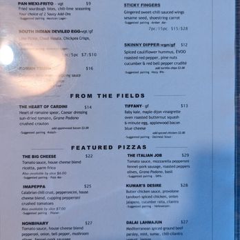 Pairfield Pizza & Pints - Menu as of March 21, 2024 - Pizza Near Me - San Ramon, California