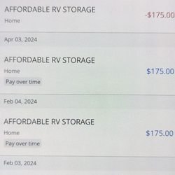 Affordable Rv Storage