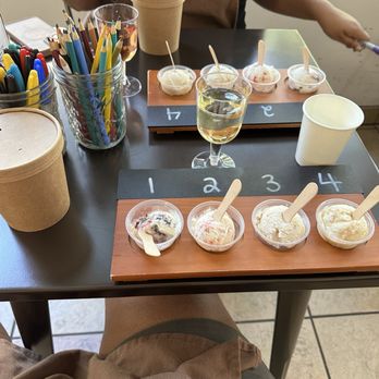Sweet Wynns - Ice cream flight and wine - Ice Cream & Frozen Yogurt Near Me - Richmond, Virginia