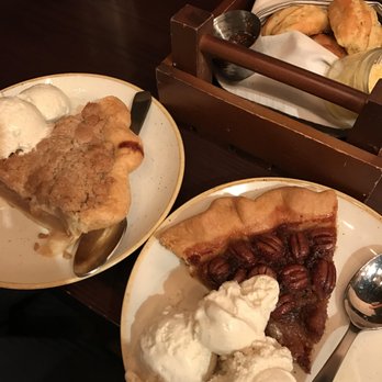 Hen Quarter - Clockwise: Apple pie, biscuits, and pecan pie. Just get the biscuits. - Southern Near Me - Alexandria, Virginia Hen Quarter - Clockwise: Apple pie, biscuits, and pecan pie. Just get the biscuits. - Southern Near Me - Alexandria, Virginia
