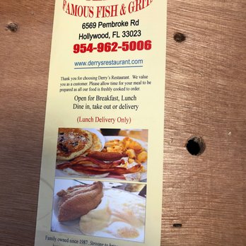Derry's Restaurant - Breakfast & Brunch Near Me - Hollywood, Florida Derry's Restaurant - Breakfast & Brunch Near Me - Hollywood, Florida