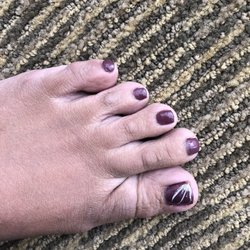 Saigon Massage & Spa - The pedicure I got from the salon.