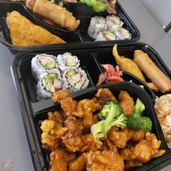 Bento Asian Bistro - Mongolian Beef Bento Box AND General Tso's Chicken Bento Box