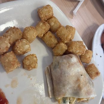 Honey Jam Day Cafe - Tater Tots and Breakfast Power Wrap - Breakfast & Brunch Near Me - Munster, Indiana Honey Jam Day Cafe - Tater Tots and Breakfast Power Wrap - Breakfast & Brunch Near Me - Munster, Indiana