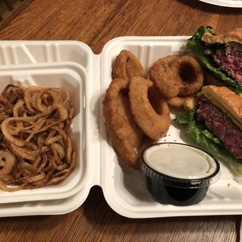 Valhalla Crossing - $20 for this..and I'm not sure what kind of 'medium' cooked burger that is but it's not what I imagined. - American Near Me - Valhalla, New York