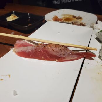 Sushi One Spot - My husband was measuring the size of the sushi cut next to the chopstick Lol - Sushi Bars Near Me - Montclair, California Sushi One Spot - My husband was measuring the size of the sushi cut next to the chopstick Lol - Sushi Bars Near Me - Montclair, California