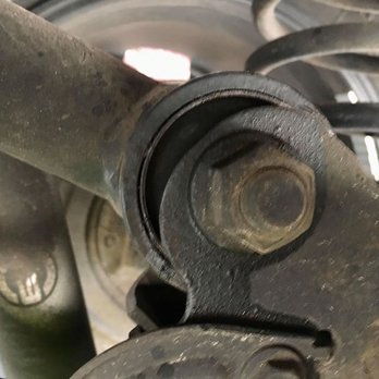 State Street Tire - Mechanics installed a new rear upper control arm with improperly pressed bushing and did not notify me. Photo took a month later once found. - Tires Near Me - Barberton, Ohio State Street Tire - Mechanics installed a new rear upper control arm with improperly pressed bushing and did not notify me. Photo took a month later once found. - Tires Near Me - Barberton, Ohio