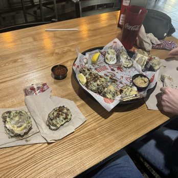 Jefferson's - Oysters Rockefeller. No plates included. - Burgers Near Me - North Kansas City, Missouri