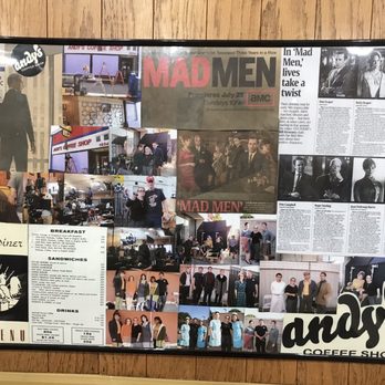 Andy's Coffee Shop - Shots of mad men at Andy's cafe - Diners Near Me - Pasadena, California