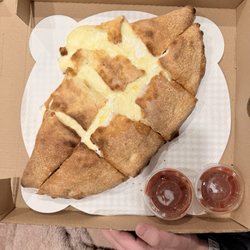 Graziella's Artisan Pizza - Four cheese calzone
