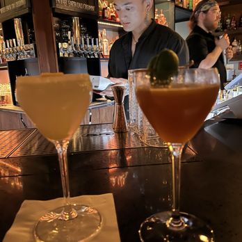 55 South - Lemon drop and some special cocktail the bartender made topped with a macaroon ! N - Lounges Near Me - San Jose, California 55 South - Lemon drop and some special cocktail the bartender made topped with a macaroon ! N - Lounges Near Me - San Jose, California