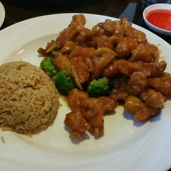 Golden Bowl - Non-Spicy Orange Chicken with Fried Rice - Chinese Near Me - Spring, Texas Golden Bowl - Non-Spicy Orange Chicken with Fried Rice - Chinese Near Me - Spring, Texas